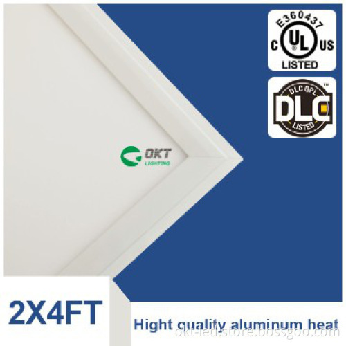 American DLC UL Listed 2X4FT 50W Dimmable led panel ceiling light